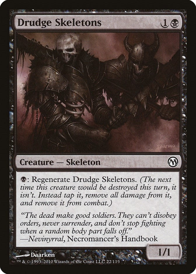 Image for Drudge Skeletons (Duels of the Planeswalkers) (22) - Magic: The Gathering