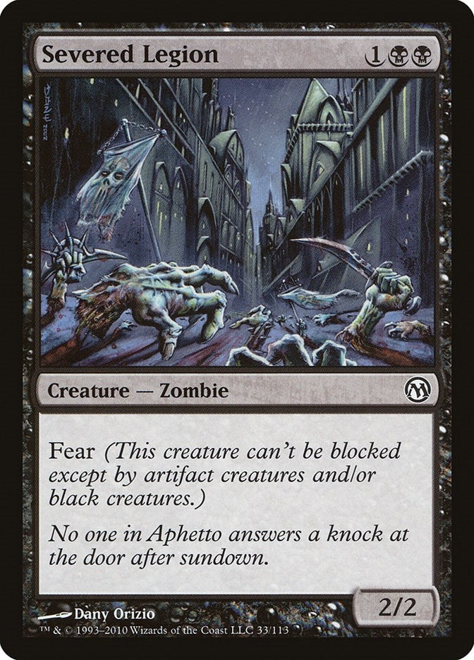 Image for Severed Legion (Duels of the Planeswalkers) (33) - Magic: The Gathering