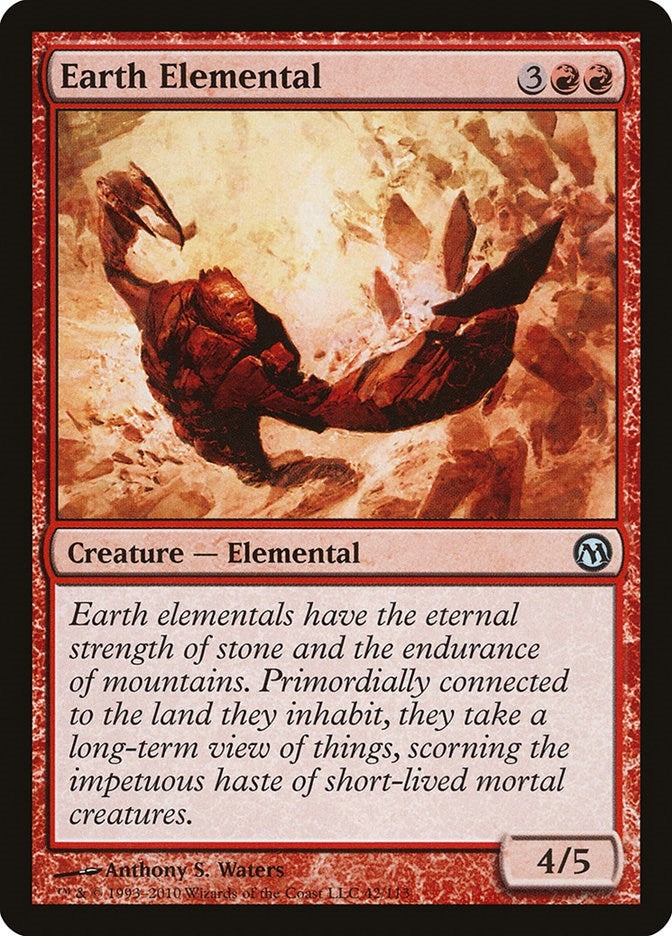 Image for Earth Elemental (Duels of the Planeswalkers) (42) - Magic: The Gathering
