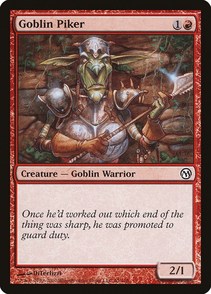 Image for Goblin Piker (Duels of the Planeswalkers) (45) - Magic: The Gathering