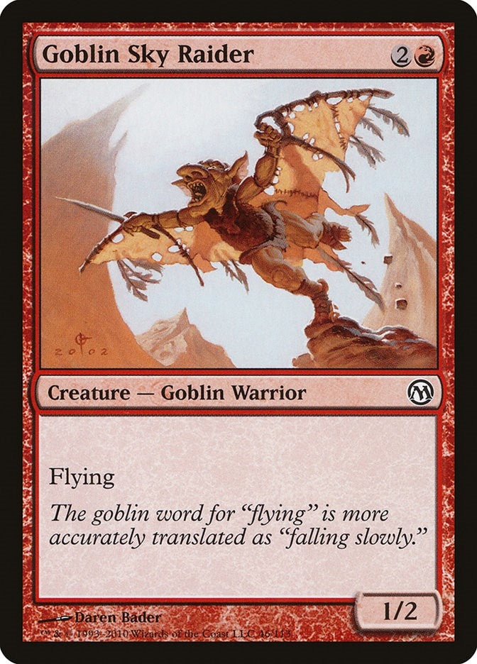 Image for Goblin Sky Raider (Duels of the Planeswalkers) (46) - Magic: The Gathering