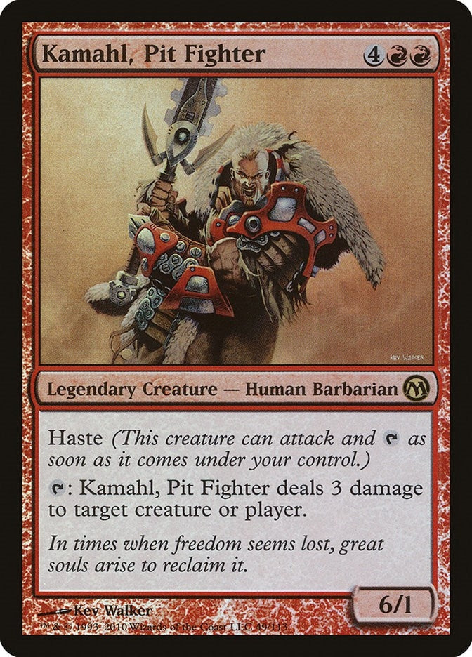 Image for Kamahl, Pit Fighter (Duels of the Planeswalkers) (49) - Magic: The Gathering