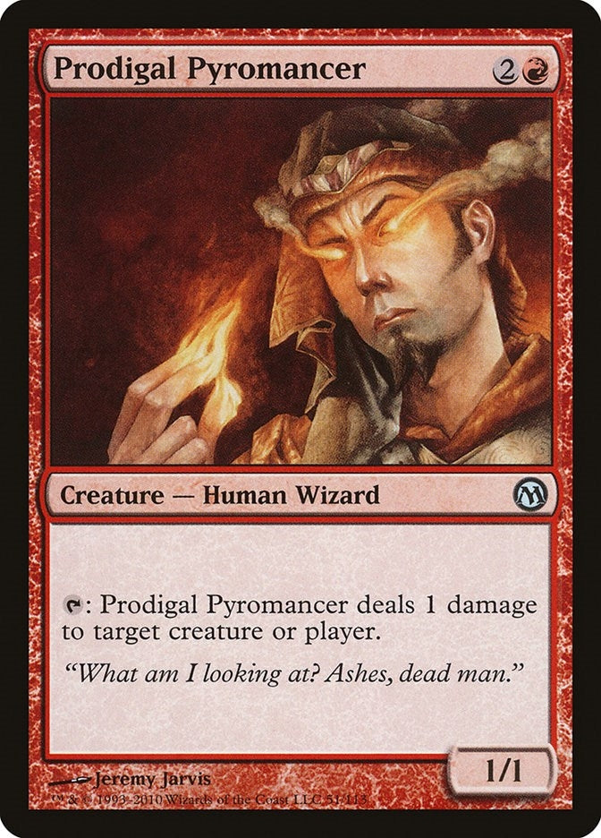 Image for Prodigal Pyromancer (Duels of the Planeswalkers) (51) - Magic: The Gathering