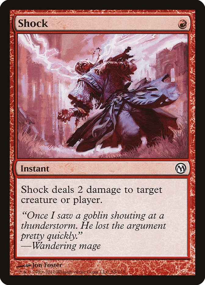 Image for Shock (Duels of the Planeswalkers) (54) - Magic: The Gathering