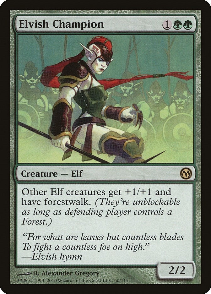 Image for Elvish Champion (Duels of the Planeswalkers) (60) - Magic: The Gathering