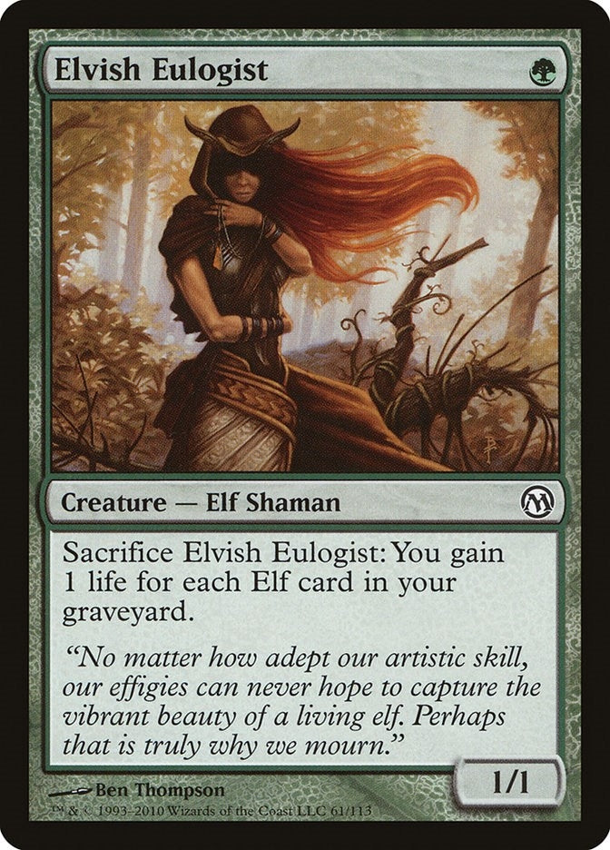 Image for Elvish Eulogist (Duels of the Planeswalkers) (61) - Magic: The Gathering