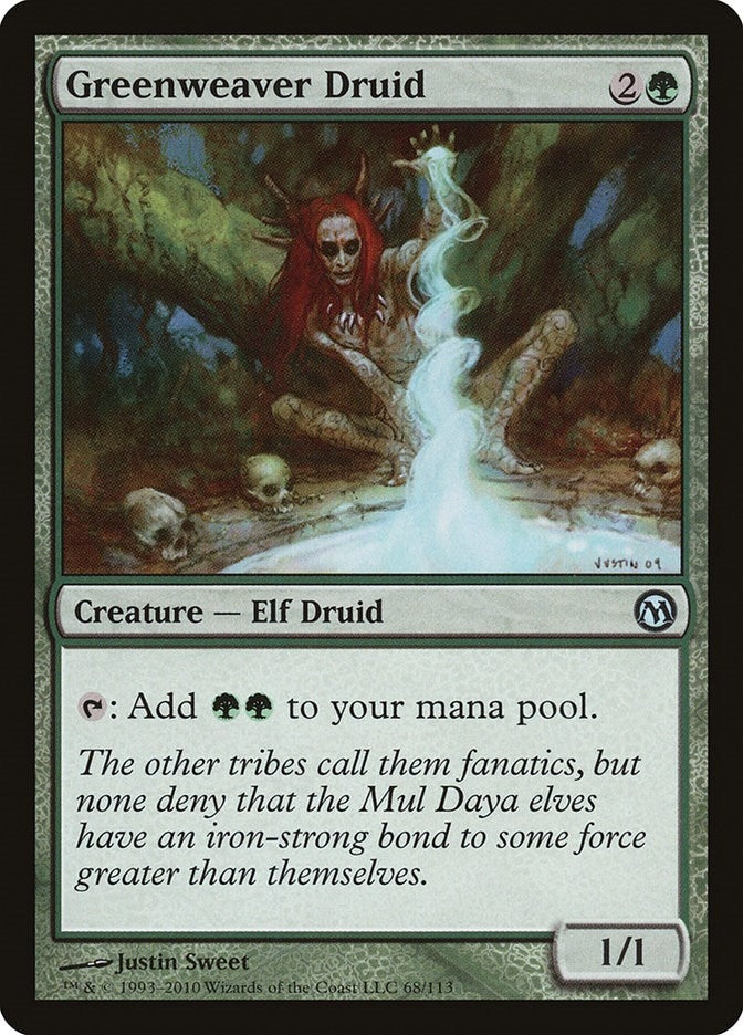 Image for Greenweaver Druid (Duels of the Planeswalkers) (68) - Magic: The Gathering