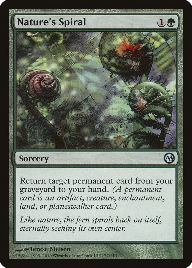 Image for Nature's Spiral (Duels of the Planeswalkers) (77) - Magic: The Gathering