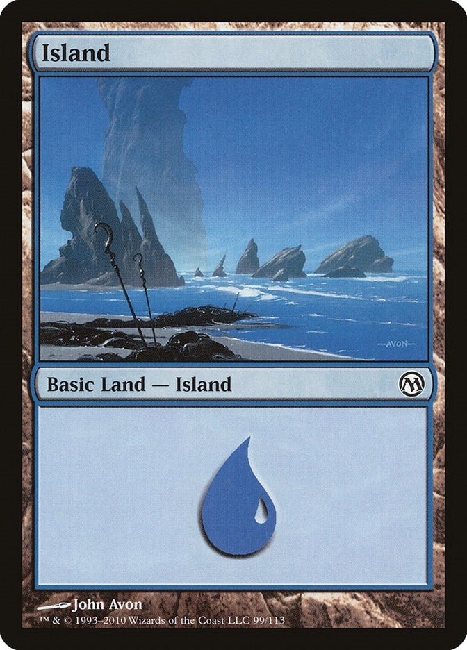 Image for Island (99) (Duels of the Planeswalkers) (99) - Magic: The Gathering