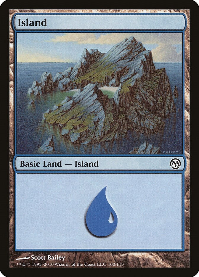 Image for Island (100) (Duels of the Planeswalkers) (100) - Magic: The Gathering