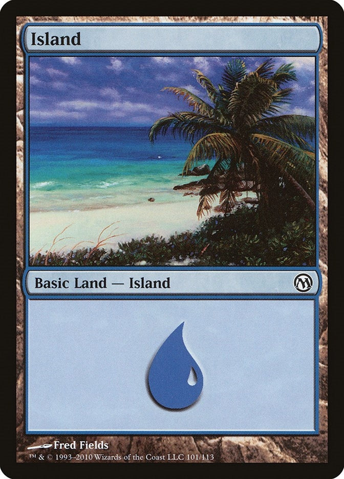 Image for Island (101) (Duels of the Planeswalkers) (101) - Magic: The Gathering