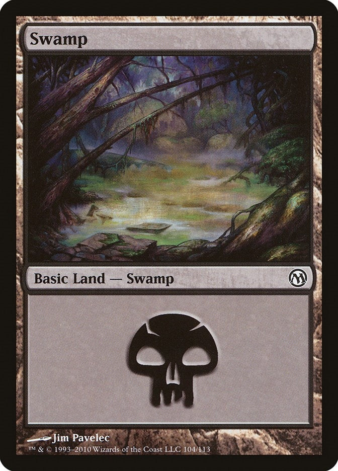 Image for Swamp (104) (Duels of the Planeswalkers) (104) - Magic: The Gathering