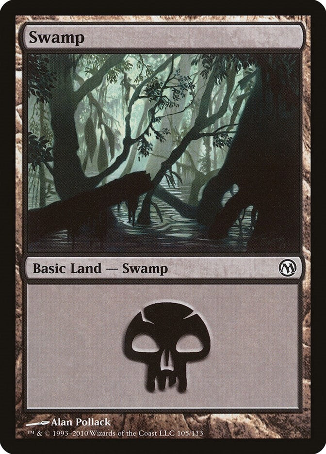 Image for Swamp (105) (Duels of the Planeswalkers) (105) - Magic: The Gathering