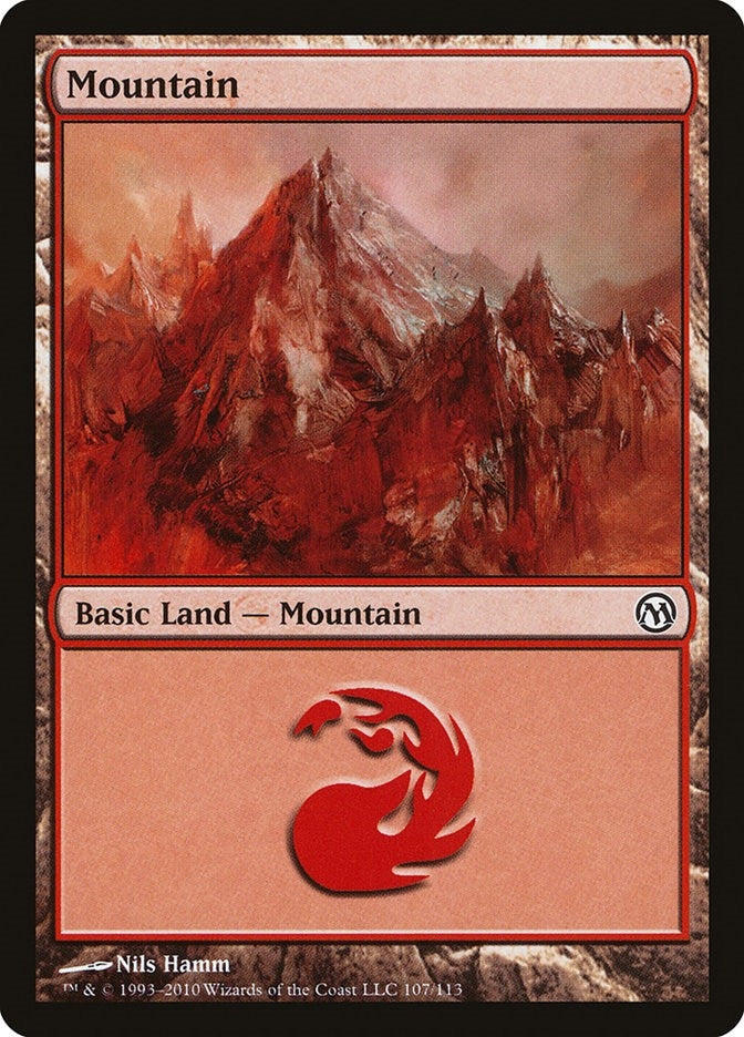 Image for Mountain (107) (Duels of the Planeswalkers) (107) - Magic: The Gathering