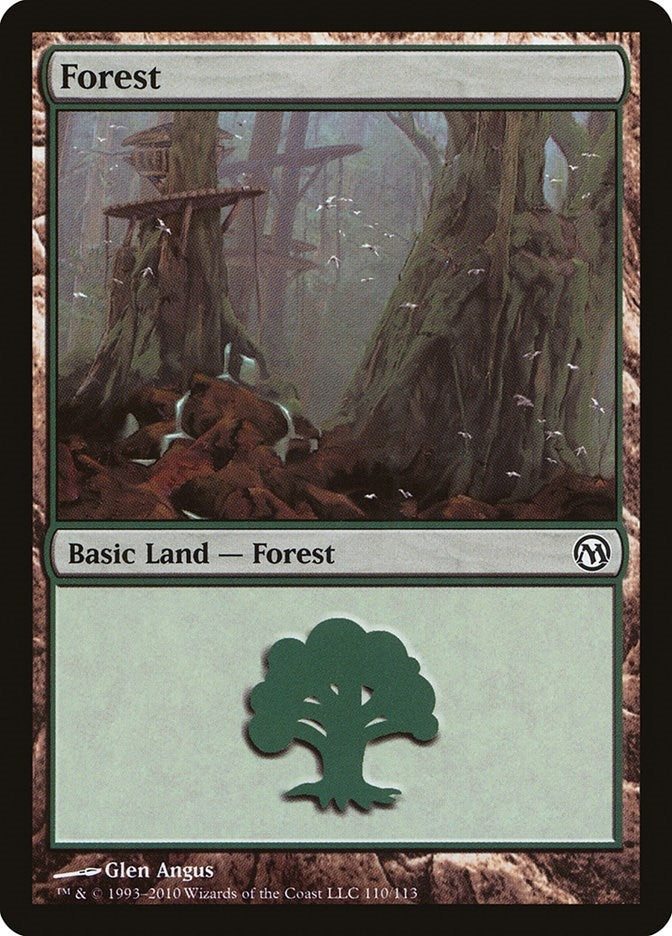 Image for Forest (110) (Duels of the Planeswalkers) (110) - Magic: The Gathering
