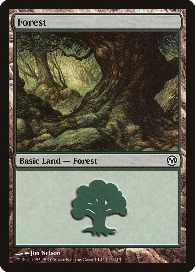 Image for Forest (113) (Duels of the Planeswalkers) (113) - Magic: The Gathering