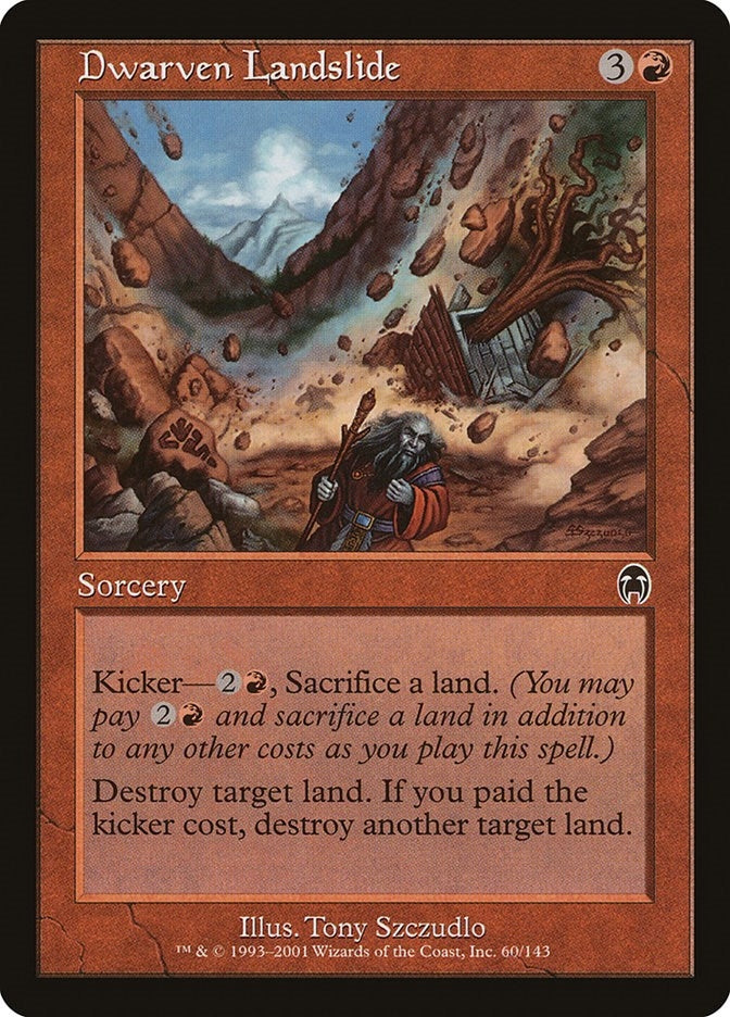 Image for Dwarven Landslide (Apocalypse) (60) - Magic: The Gathering