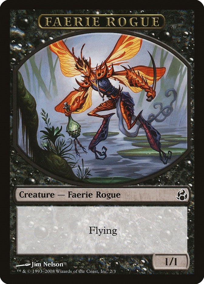 Image for Faerie Rogue Token (Morningtide) (2) - Magic: The Gathering