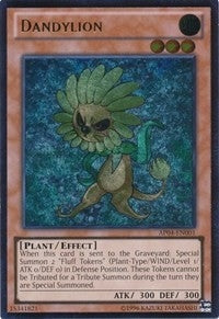 Image for Dandylion (UTR) (Astral Pack 4) (AP04-EN001) - YuGiOh