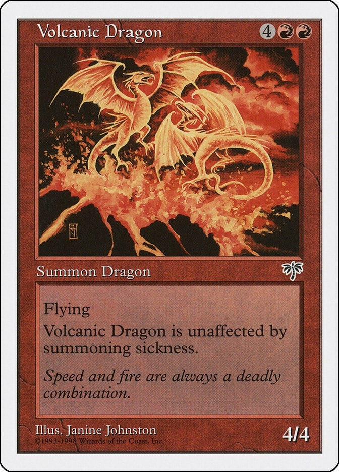 Image for Volcanic Dragon (Anthologies) (4) - Magic: The Gathering