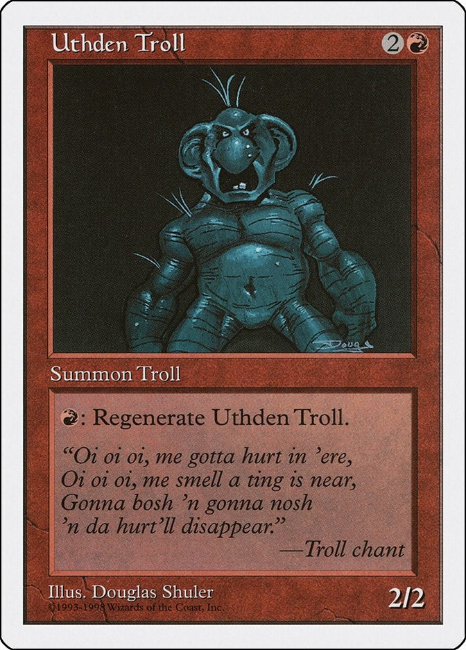Image for Uthden Troll (Anthologies) (17) - Magic: The Gathering