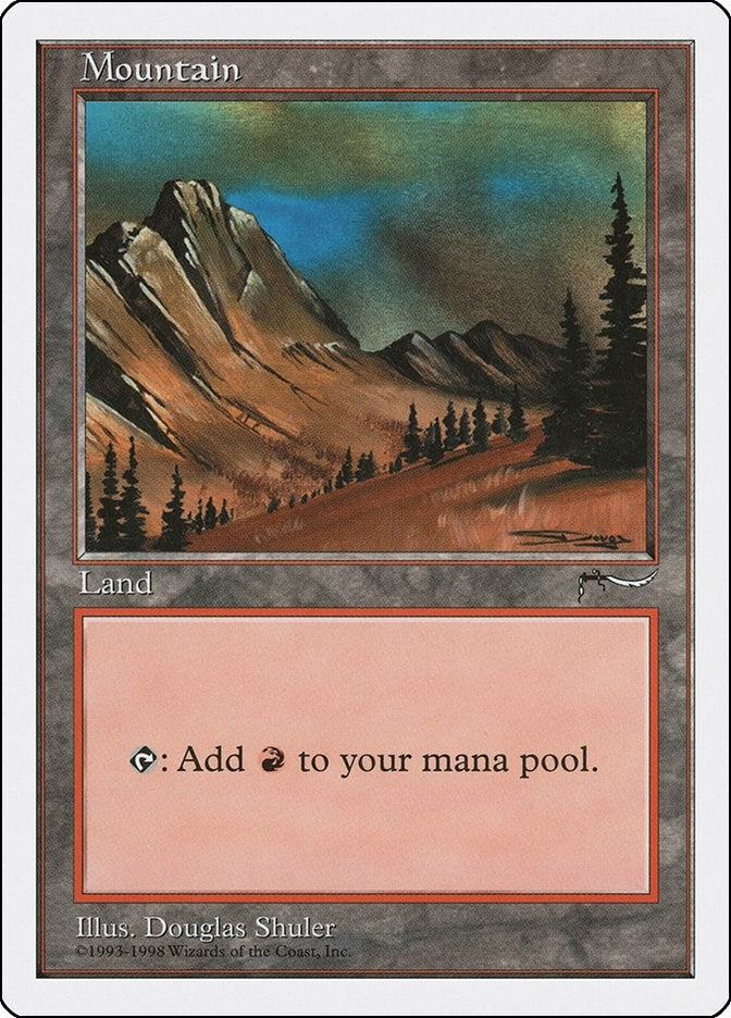 Image for Mountain (Arabian Nights) (Anthologies) (40) - Magic: The Gathering