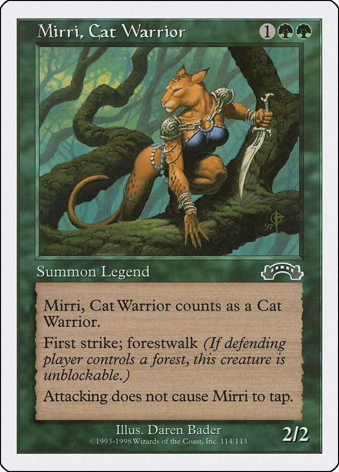 Image for Mirri, Cat Warrior (Anthologies) (114) - Magic: The Gathering