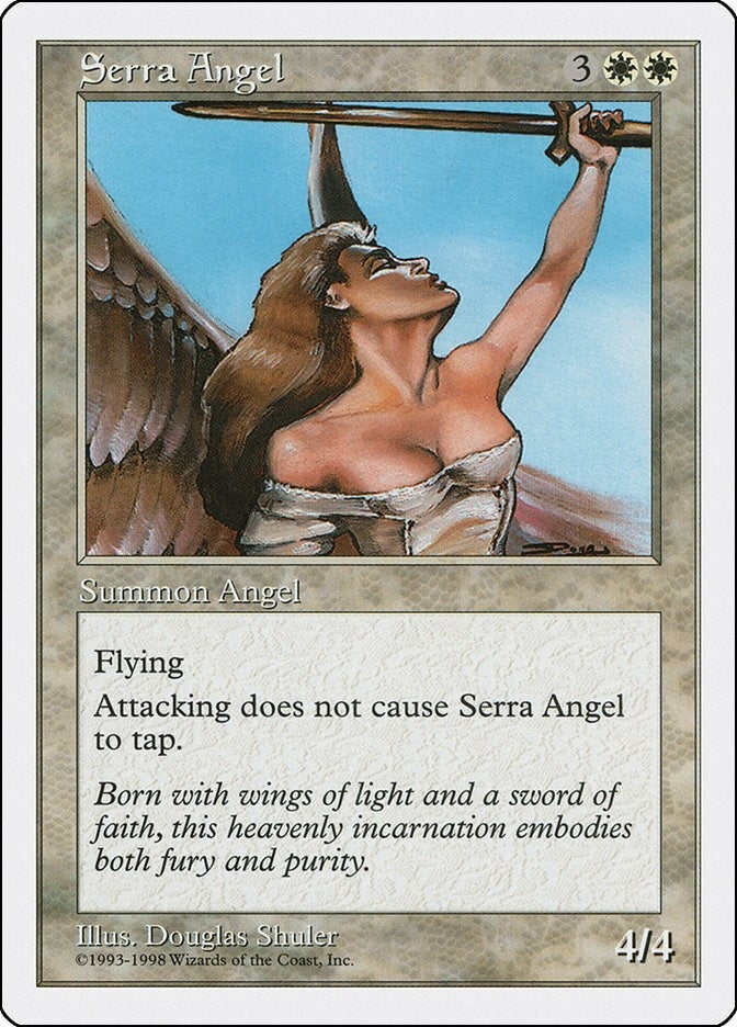 Image for Serra Angel (Anthologies) (57) - Magic: The Gathering
