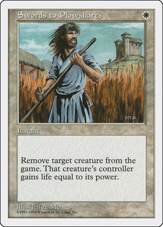 Image for Swords to Plowshares (Anthologies) (58) - Magic: The Gathering