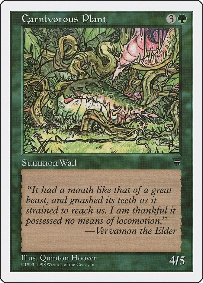 Image for Carnivorous Plant (Anthologies) (65) - Magic: The Gathering