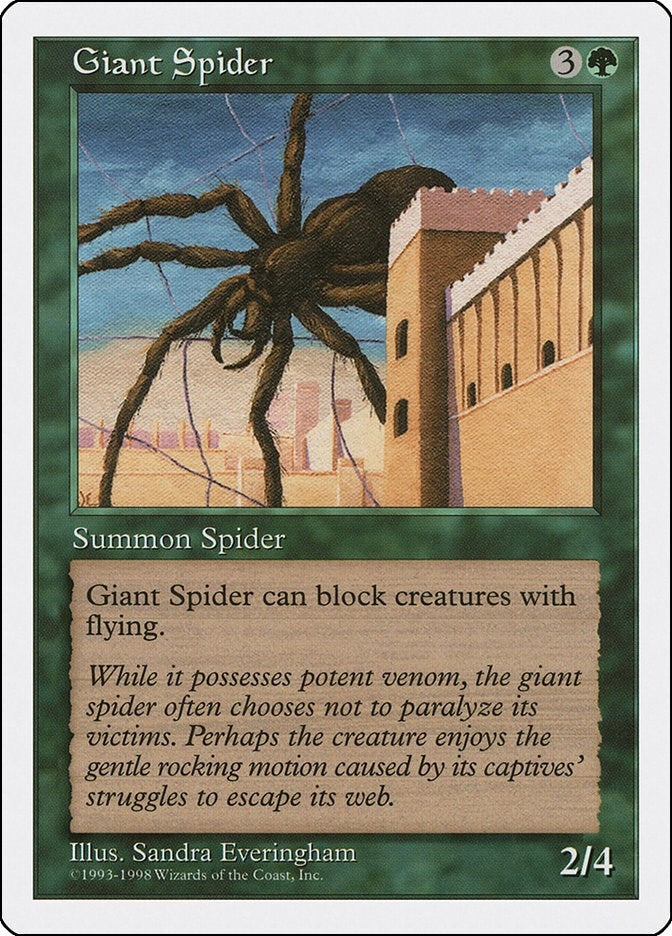 Image for Giant Spider (Anthologies) (67) - Magic: The Gathering