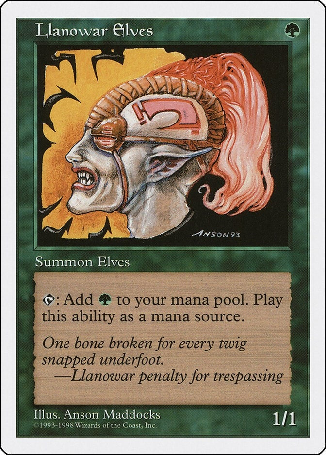 Image for Llanowar Elves (Anthologies) (69) - Magic: The Gathering