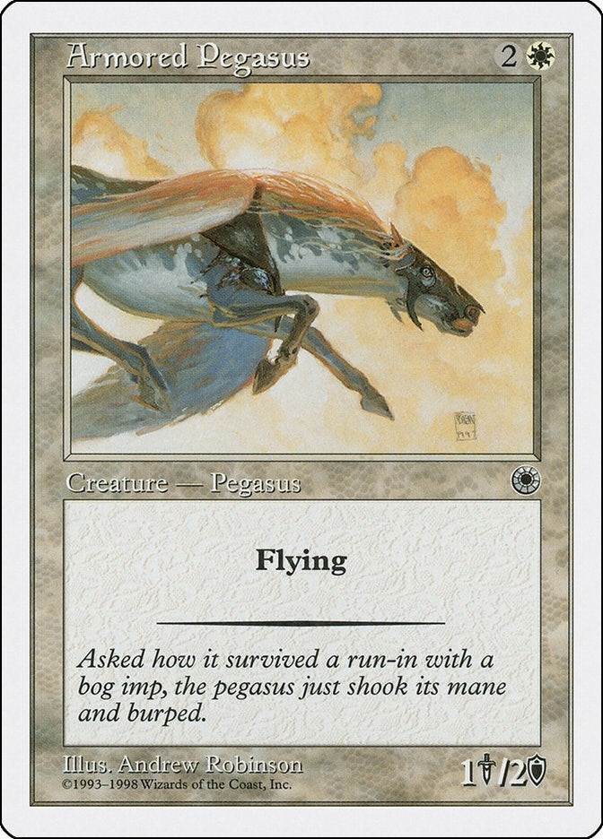 Image for Armored Pegasus (Anthologies) (72) - Magic: The Gathering