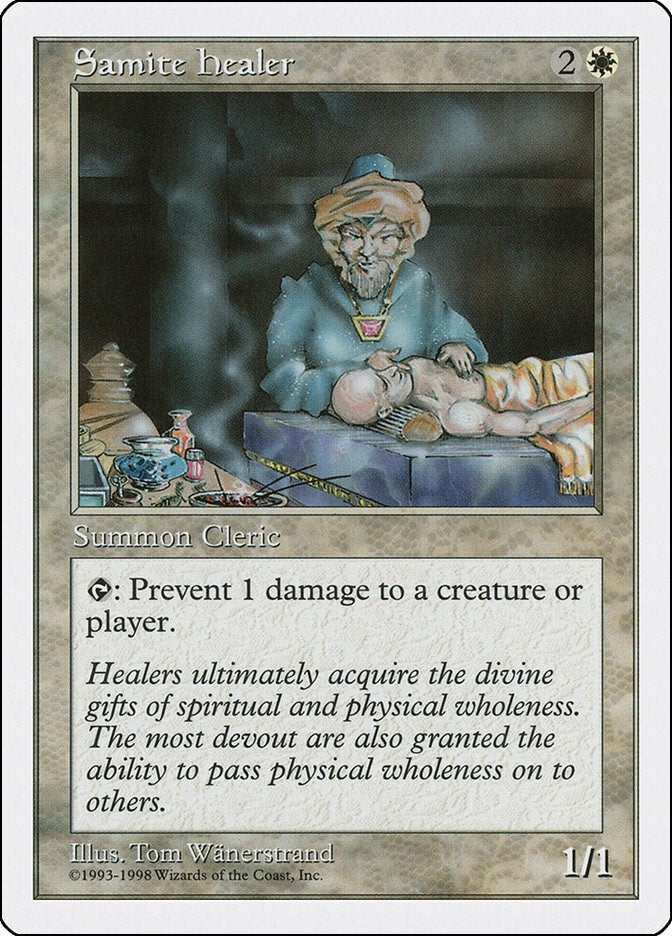 Image for Samite Healer (Anthologies) (81) - Magic: The Gathering