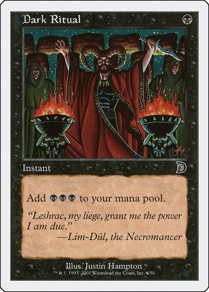 Image for Dark Ritual (Deckmasters Garfield vs Finkel) (4) - Magic: The Gathering