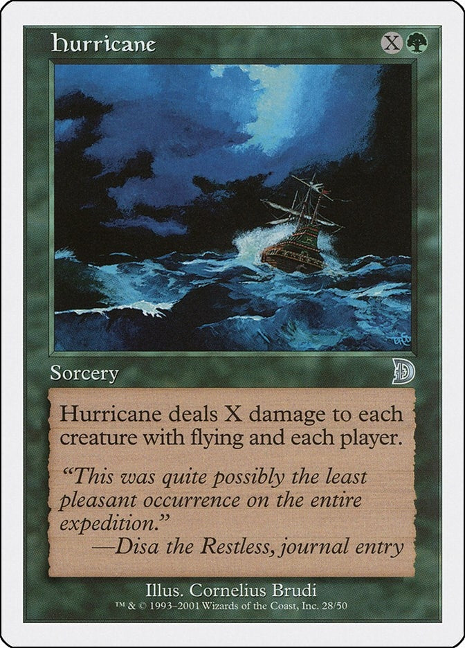 Image for Hurricane (Deckmasters Garfield vs Finkel) (28) - Magic: The Gathering