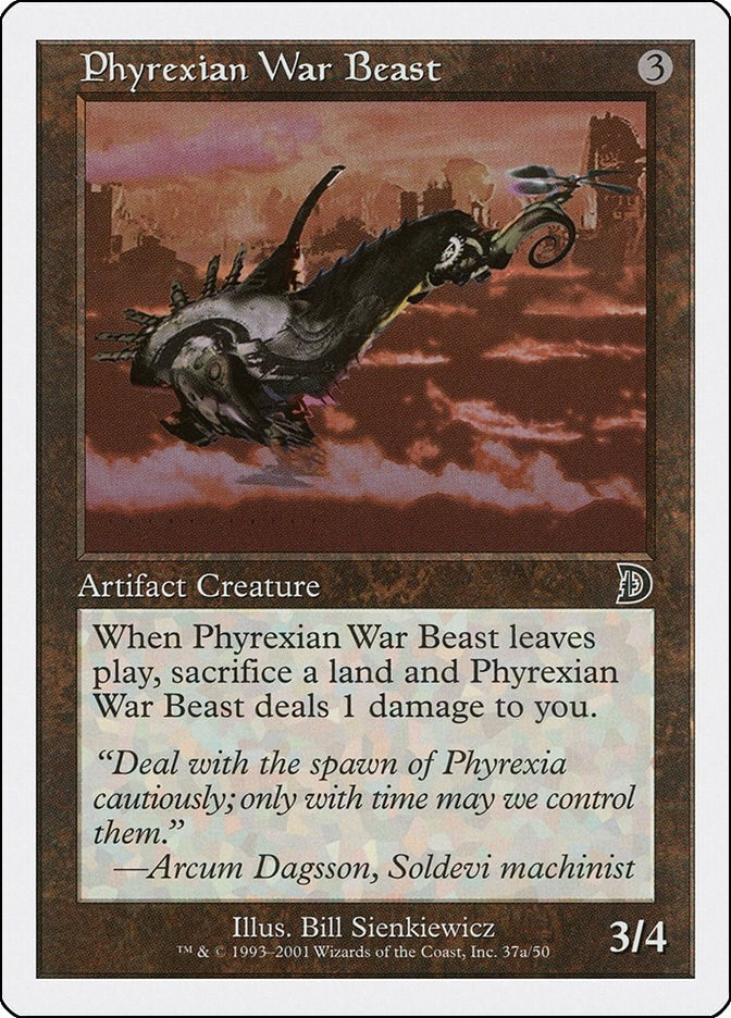 Image for Phyrexian War Beast (37a) (Deckmasters Garfield vs Finkel) (37a) - Magic: The Gathering