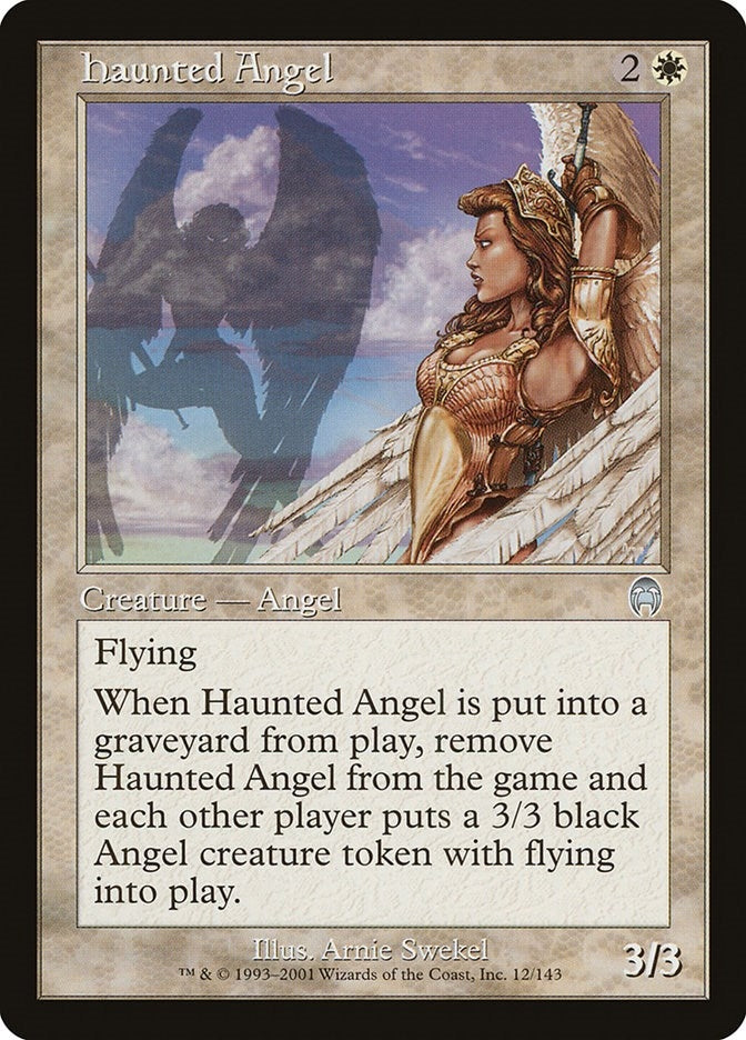 Image for Haunted Angel (Apocalypse) (12) - Magic: The Gathering