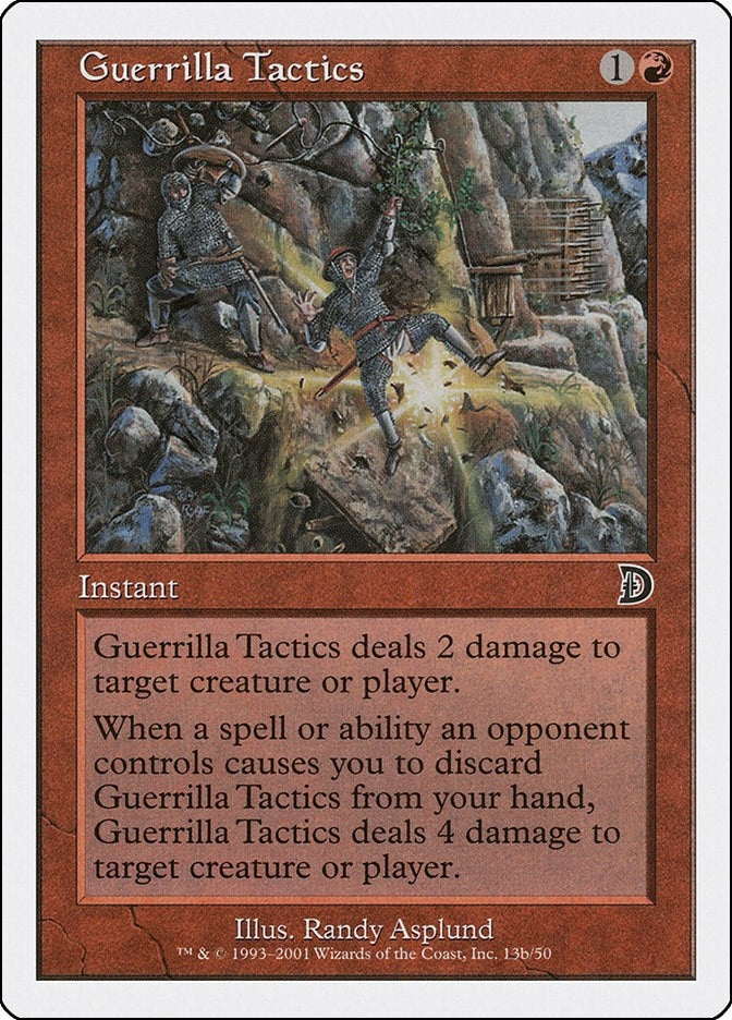 Image for Guerrilla Tactics (13b) (Deckmasters Garfield vs Finkel) (13b) - Magic: The Gathering