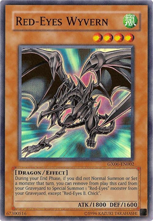 Image for Red-Eyes Wyvern (Yu-Gi-Oh! GX Tag Force Promotional Cards) (GX06-EN002) - YuGiOh
