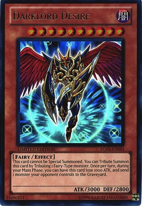 Image for Darklord Desire (Yu-Gi-Oh! GX Manga Promotional Cards) (YG05-EN001) - YuGiOh