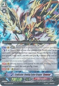 Image for Eradicator, Vowing Saber Dragon "Reverse" (SP) (BT12: Binding Force of the Black Rings) (BT12/S03EN) - Cardfight Vanguard