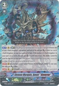 Image for Demon Marquis, Amon "Reverse" (SP) (BT12: Binding Force of the Black Rings) (BT12/S07EN) - Cardfight Vanguard