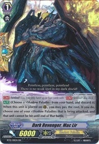 Image for Dark Revenger, Mac Lir (BT12: Binding Force of the Black Rings) (BT12/011EN) - Cardfight Vanguard