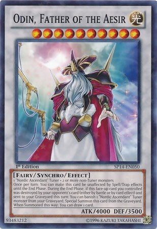 Image for Odin, Father of the Aesir (Starfoil) (Star Pack 2014) (SP14-EN050) - YuGiOh
