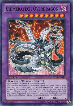 Image for Chimeratech Overdragon (Starfoil) (Star Pack 2014) (SP14-EN043) - YuGiOh