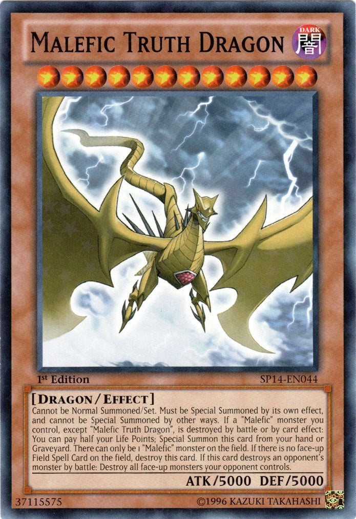 Image for Malefic Truth Dragon (Starfoil) (Star Pack 2014) (SP14-EN044) - YuGiOh