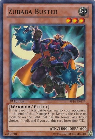 Image for Zubaba Buster (Starfoil) (Star Pack 2014) (SP14-EN019) - YuGiOh