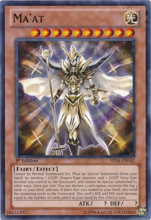 Image for Ma'at (Starfoil) (Star Pack 2014) (SP14-EN042) - YuGiOh