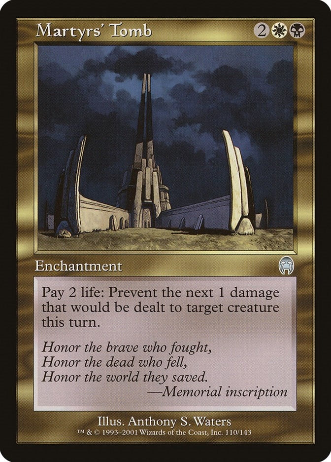Image for Martyrs' Tomb (Apocalypse) (110) - Magic: The Gathering